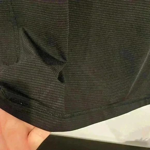 LULULEMON Mens Short Sleeve T Shirt Size L Black -Mesh - Picture 6 of 6